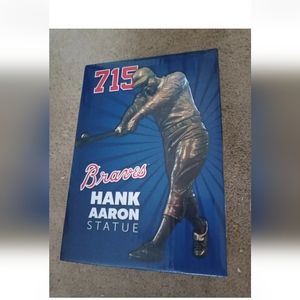 Atlanta Braves HANK AARON STATUE 2017 Inaugural Season